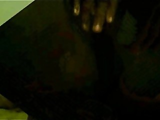 Chocolate BBW masturbating and fingering asshole