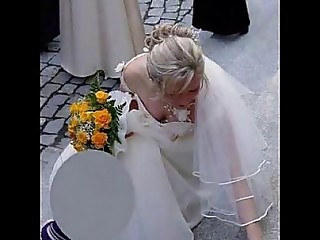 Real Hot Brides Upskirts!