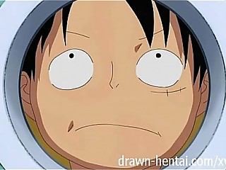 One Piece Hentai - Boa seduces Luffy