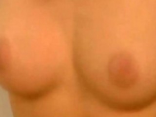 Amateur kitchen threesome with cumshot