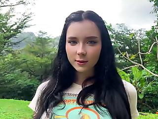 Wild Beauty  Rough Fucks, Deepthroat and Gets Oral Creampie - Public Nudity