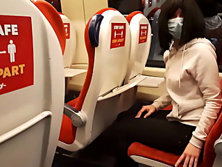 Public dick flash in the train. Stranger girl jerk me off and suck me till I cum. Risky real outdoor