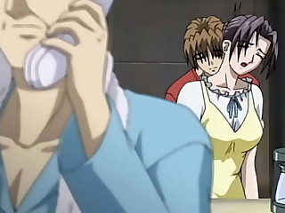 Belle-mère et surpris en train de baiser | Hentaï non censuré