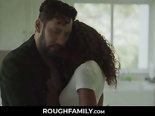 Bratty Stepdaughter Breaking in her Step Father's Home