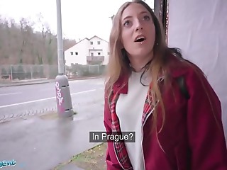 Public Agent Latina hottie Venom Evil doggystyle outdoor sex