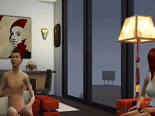 Family secret fucking on the living room
