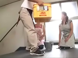 Busty Japanese Milf And Young Boys