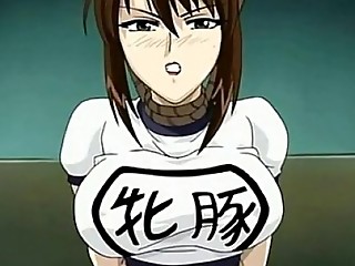 Sexy girl pleased by 3 guys in hot hentai