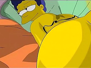 Marge and Homer Simpsons sex
